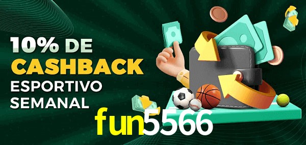 10% de bônus de cashback na fun5566