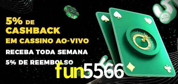 Promoções do cassino ao Vivo fun5566